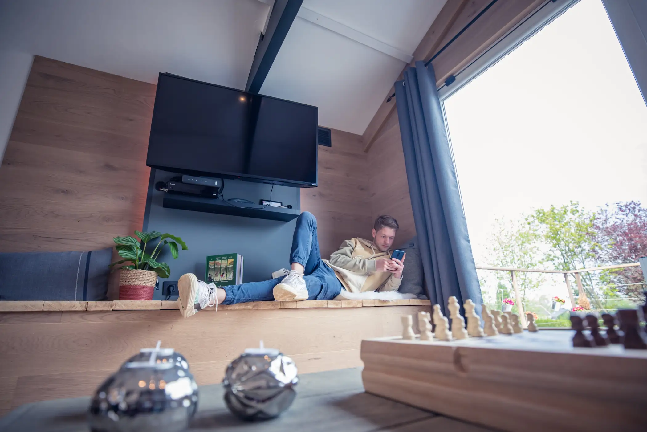 Cottage for 4 people in Aywaille Le Chalet SaMax